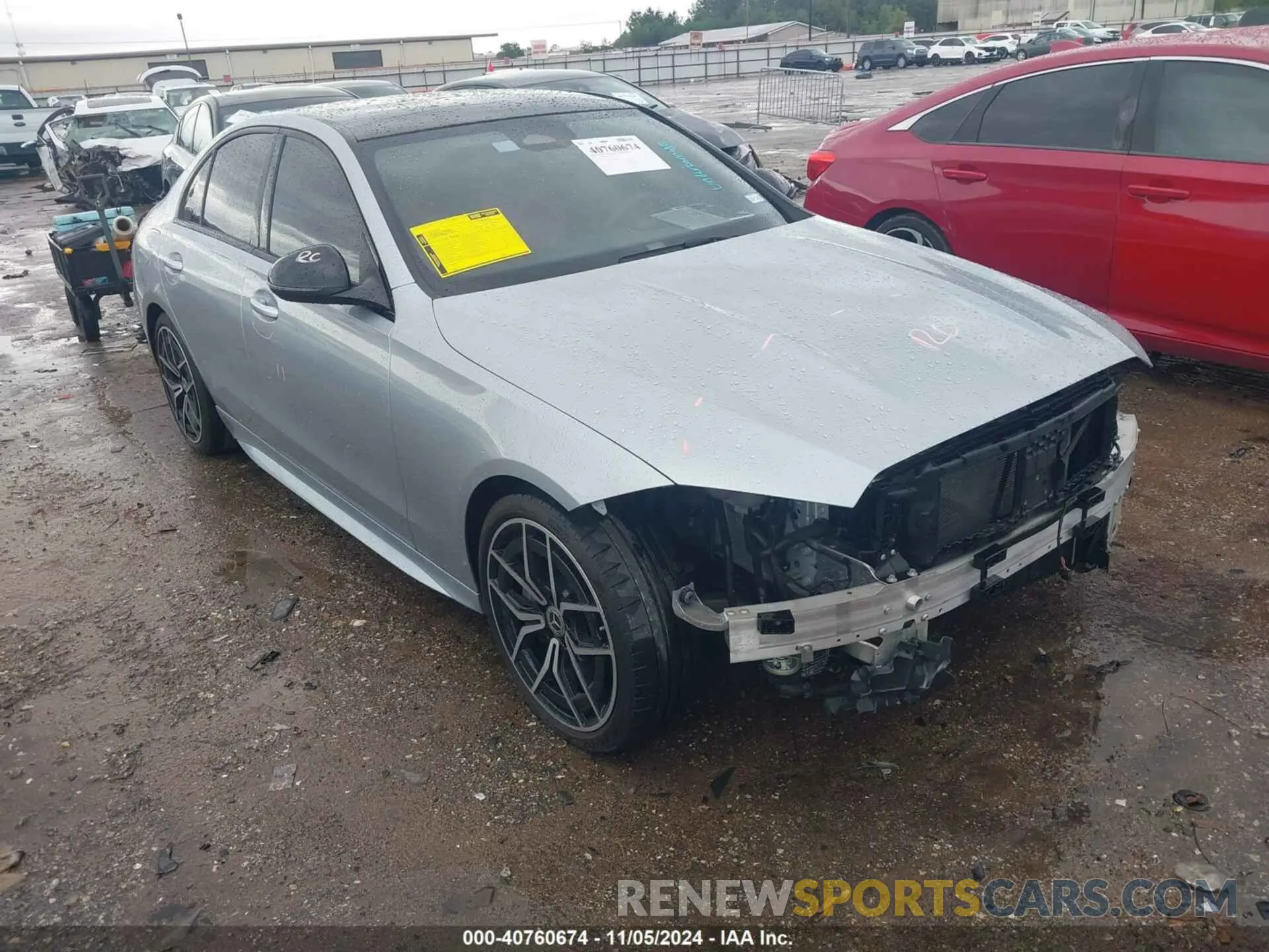 1 fotografías del automóvil dañado W1KAF4GB3PR147295 MERCEDES-BENZ C 300 2023