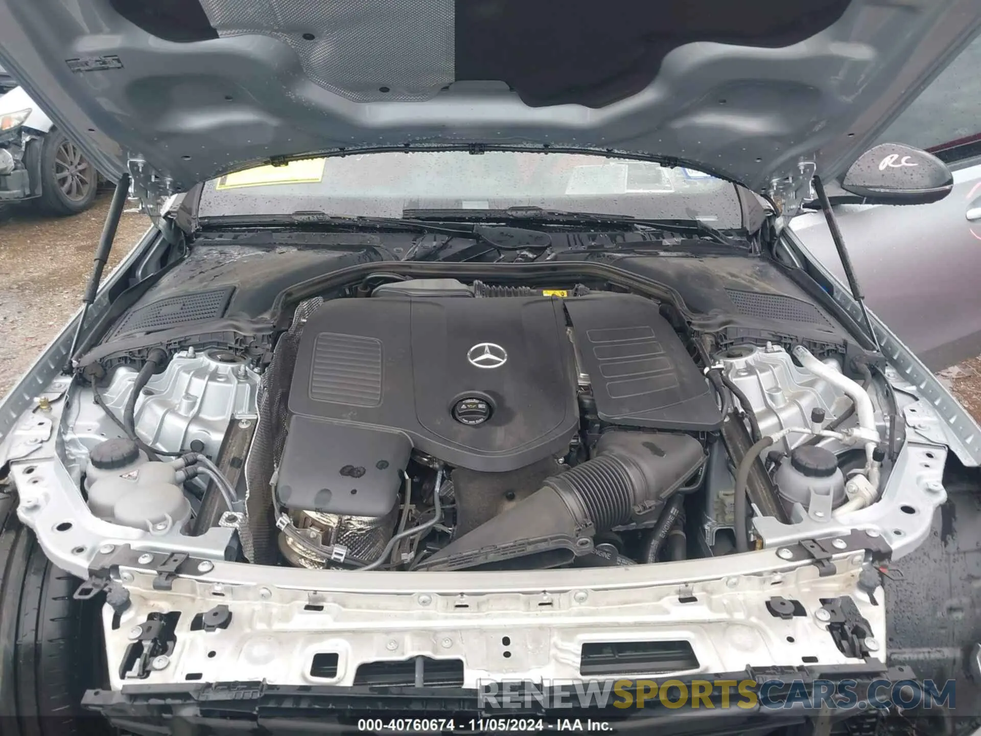 10 fotografías del automóvil dañado W1KAF4GB3PR147295 MERCEDES-BENZ C 300 2023