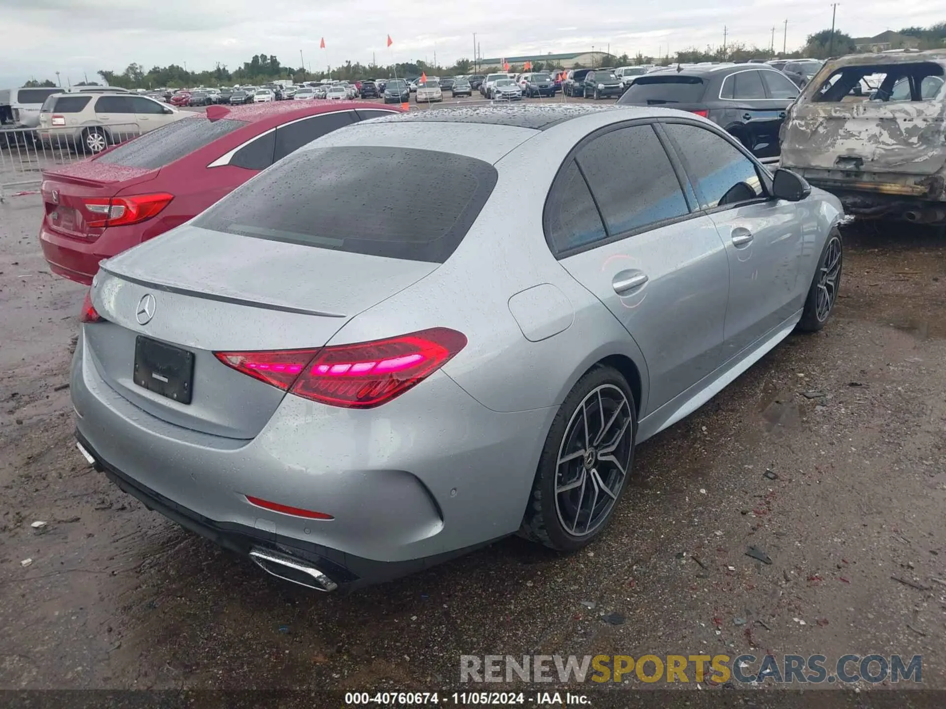 4 fotografías del automóvil dañado W1KAF4GB3PR147295 MERCEDES-BENZ C 300 2023