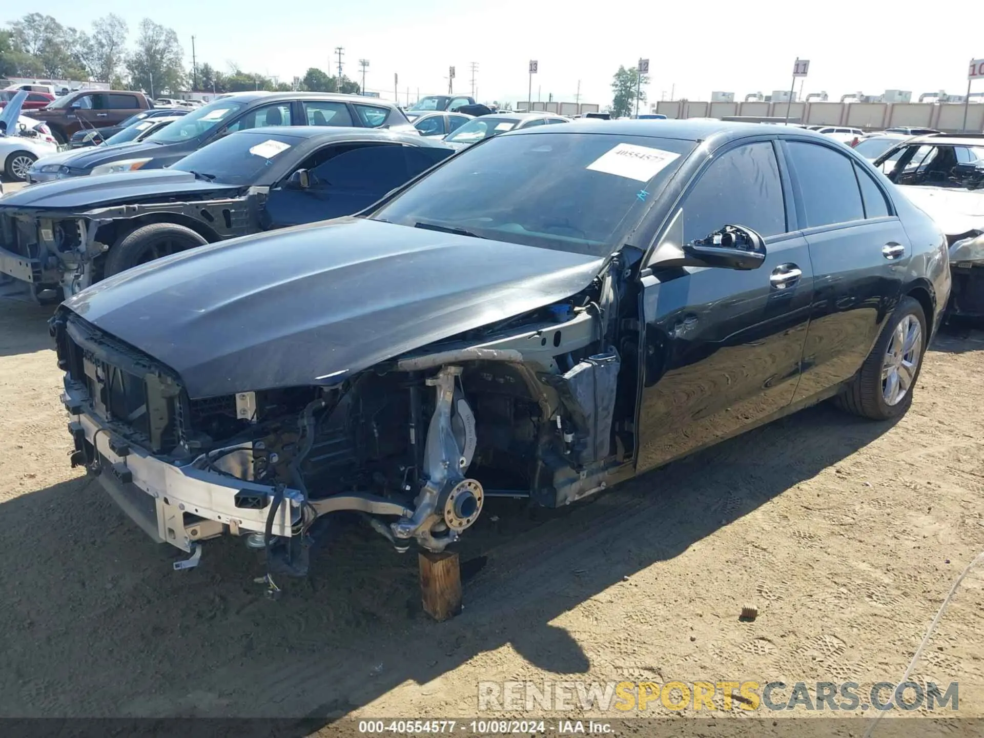 2 fotografías del automóvil dañado W1KAF4GB4PR073272 MERCEDES-BENZ C 300 2023