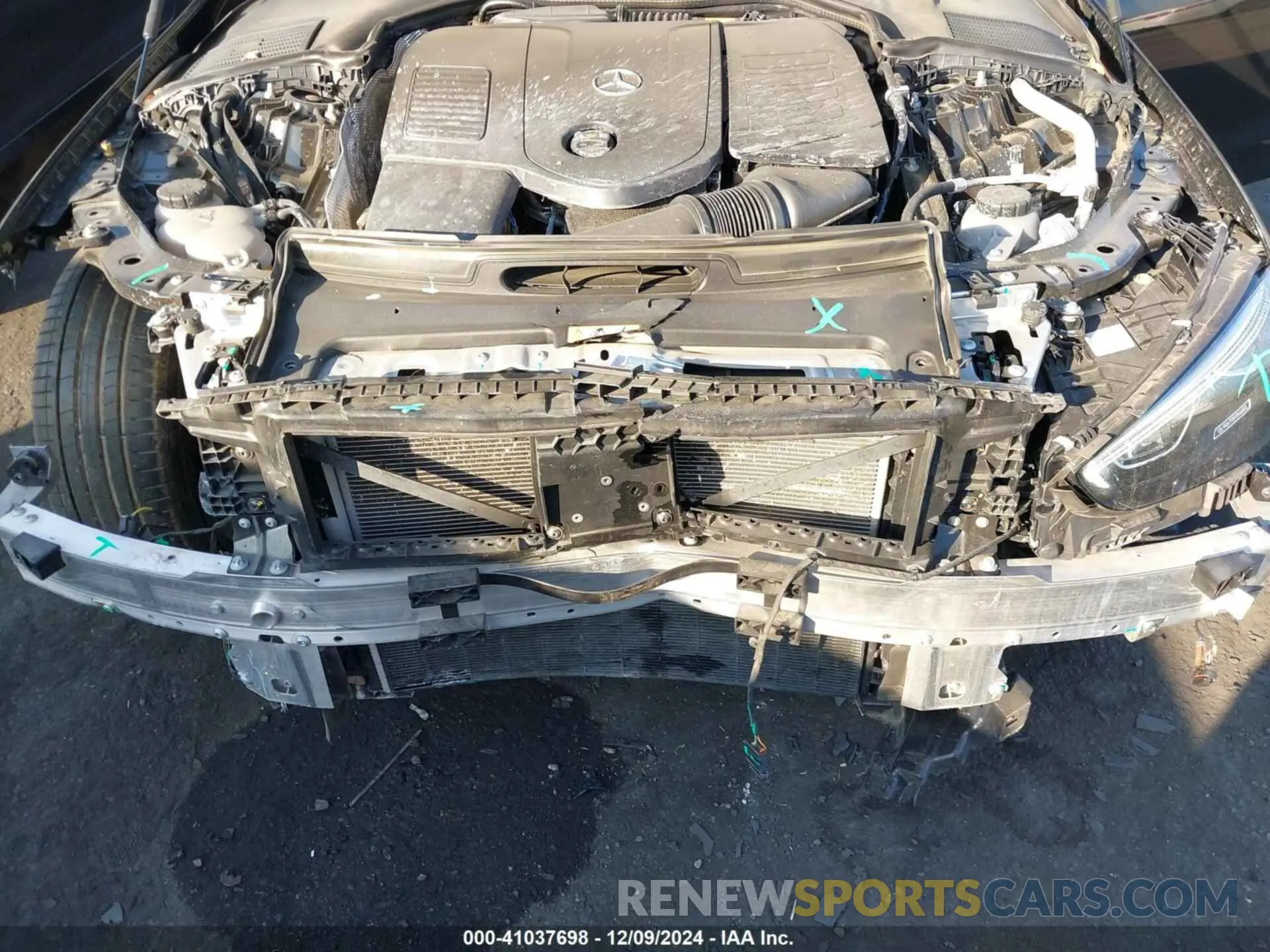 6 fotografías del automóvil dañado W1KAF4GB4PR102432 MERCEDES-BENZ C 300 2023