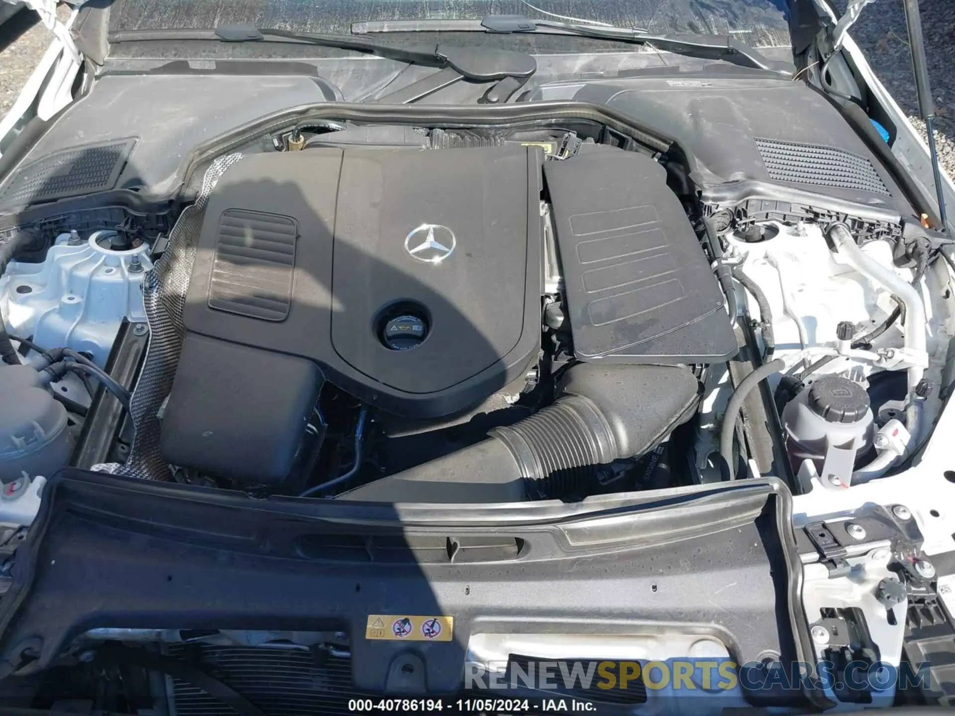 10 fotografías del automóvil dañado W1KAF4GB4PR136144 MERCEDES-BENZ C 300 2023