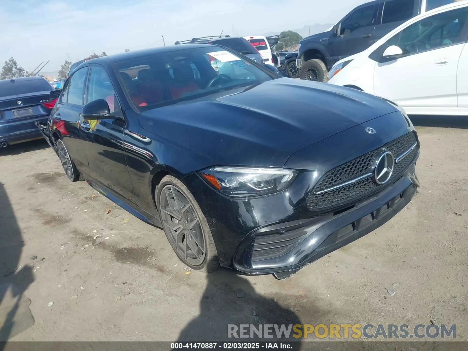 1 fotografías del automóvil dañado W1KAF4GB5PR081820 MERCEDES-BENZ C 300 2023