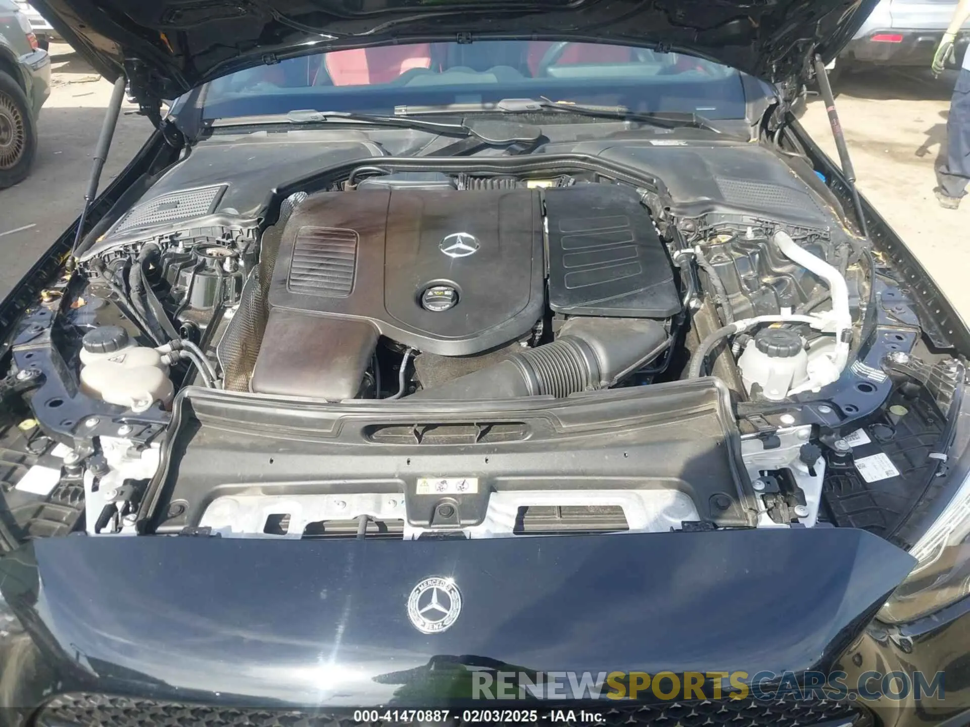 10 fotografías del automóvil dañado W1KAF4GB5PR081820 MERCEDES-BENZ C 300 2023