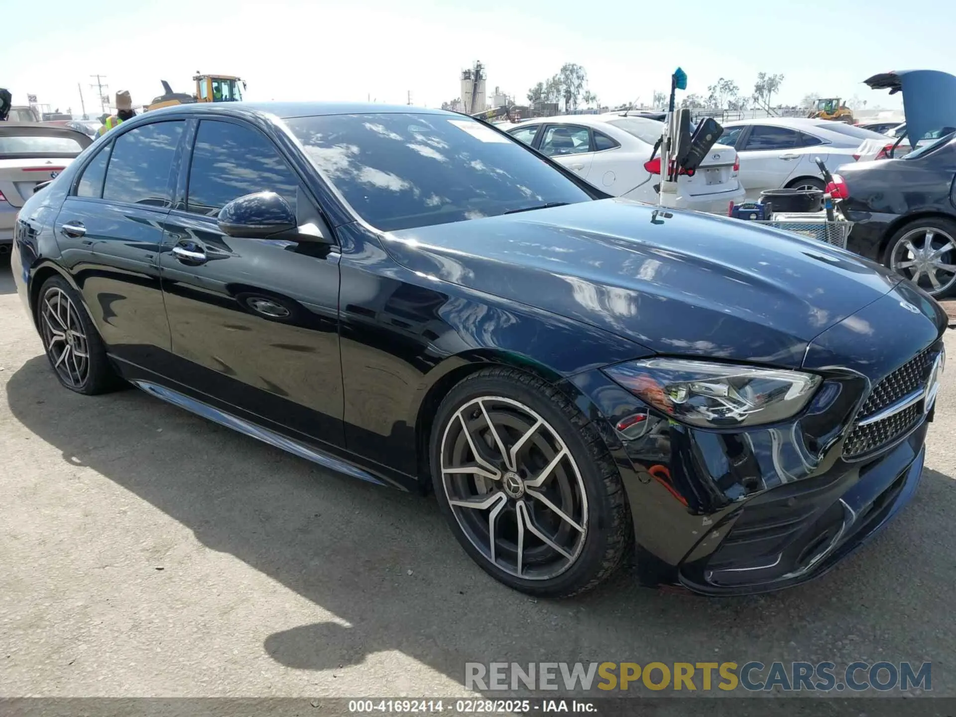 1 fotografías del automóvil dañado W1KAF4GB8PR139385 MERCEDES-BENZ C 300 2023