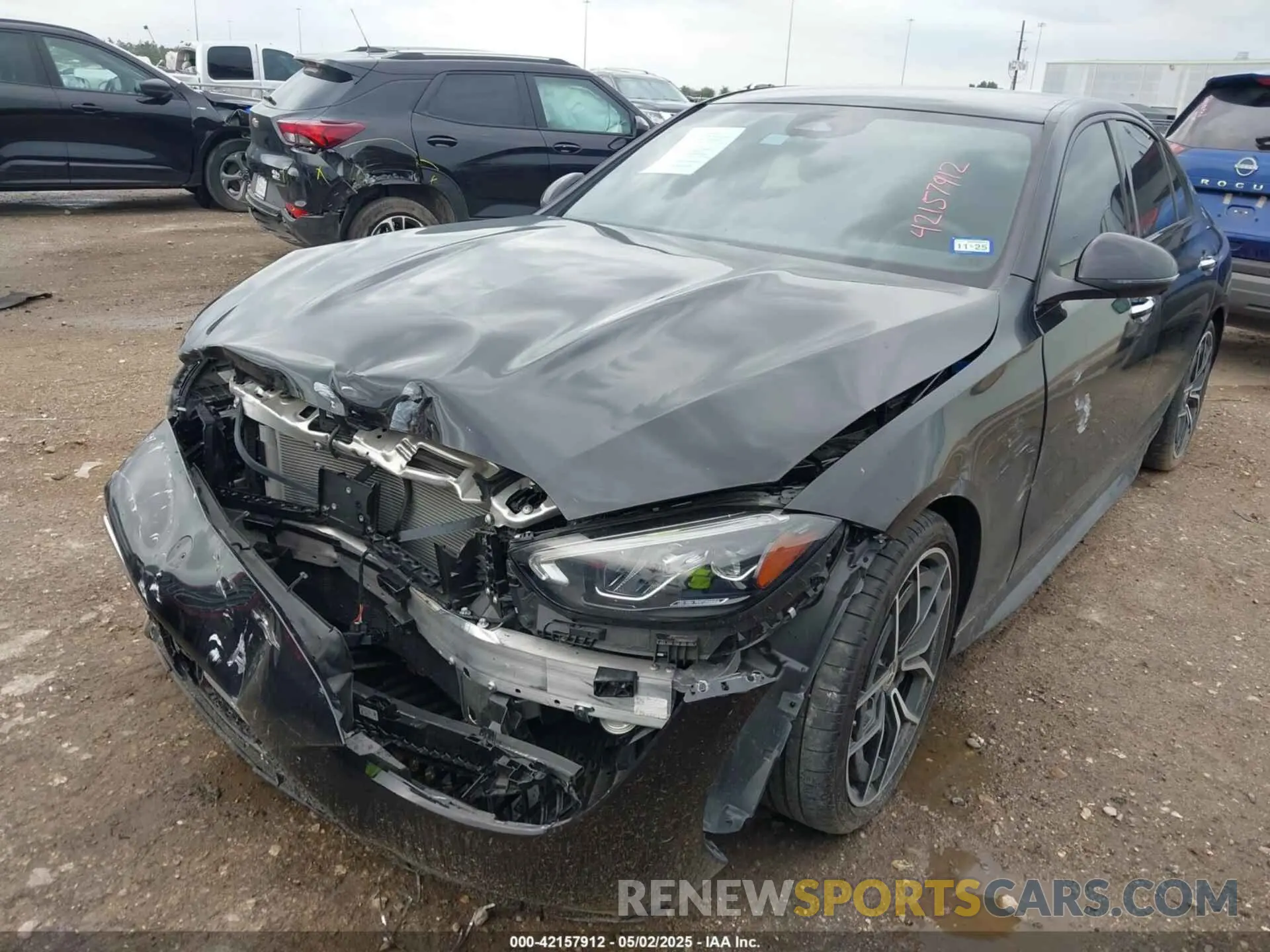 6 fotografías del automóvil dañado W1KAF4GB9PR071002 MERCEDES-BENZ C 300 2023