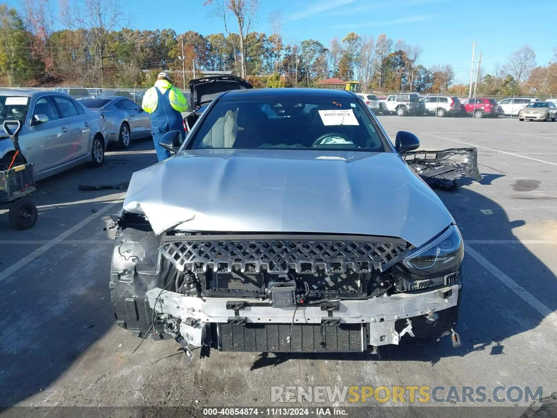 12 fotografías del automóvil dañado W1KAF4GB9PR110428 MERCEDES-BENZ C 300 2023