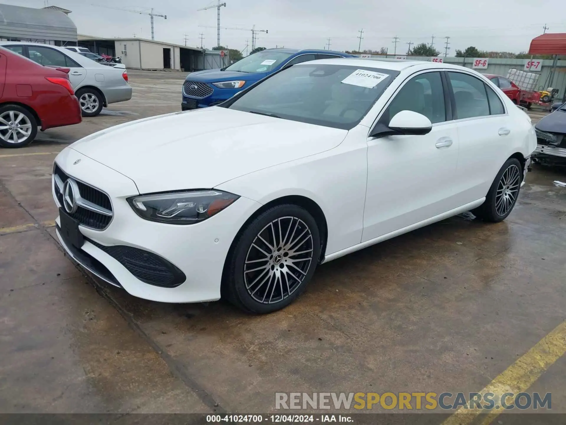 2 fotografías del automóvil dañado W1KAF4HB7PR133088 MERCEDES-BENZ C 300 2023