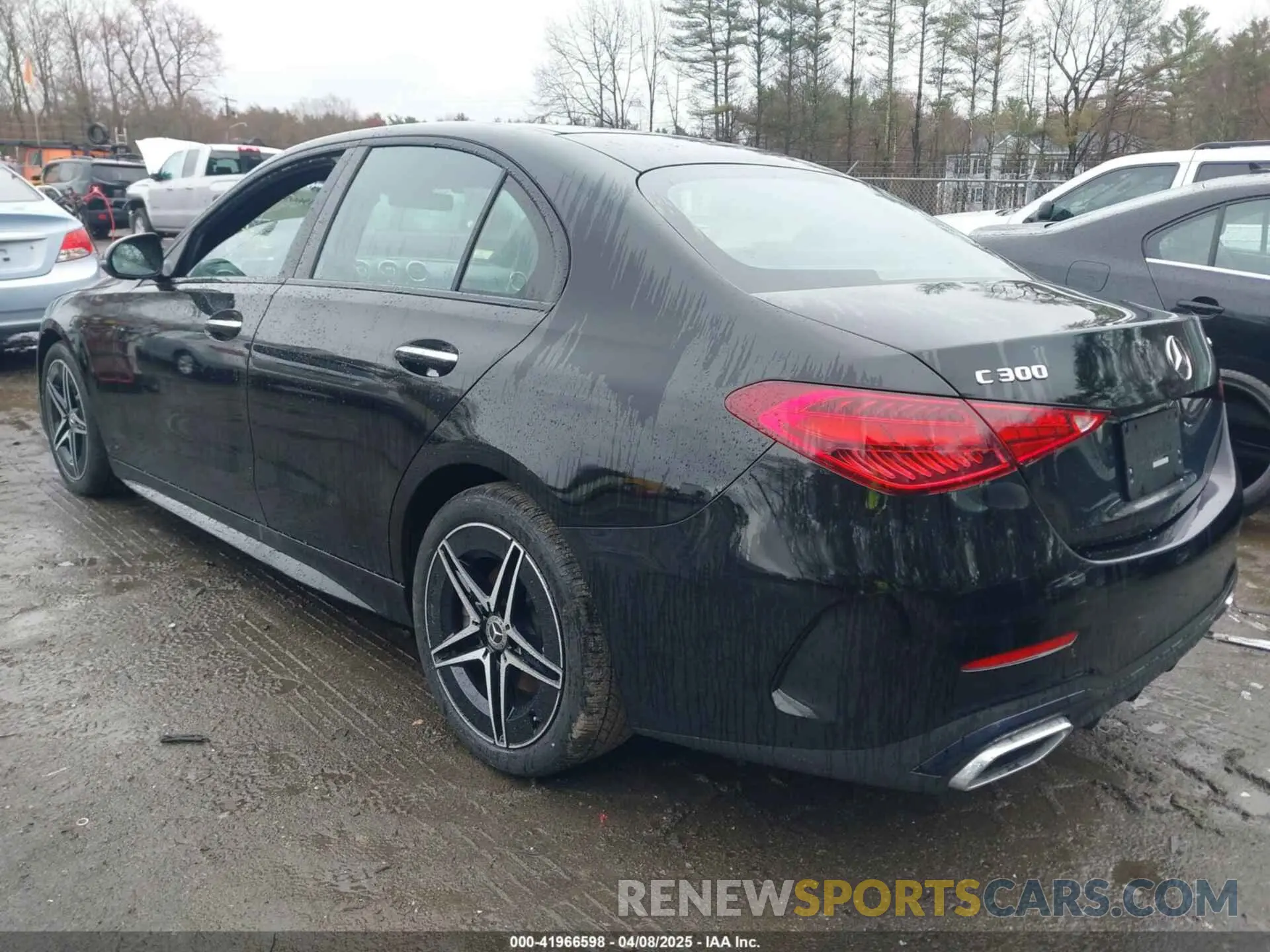 3 fotografías del automóvil dañado W1KAF4HB8PR109186 MERCEDES-BENZ C 300 2023