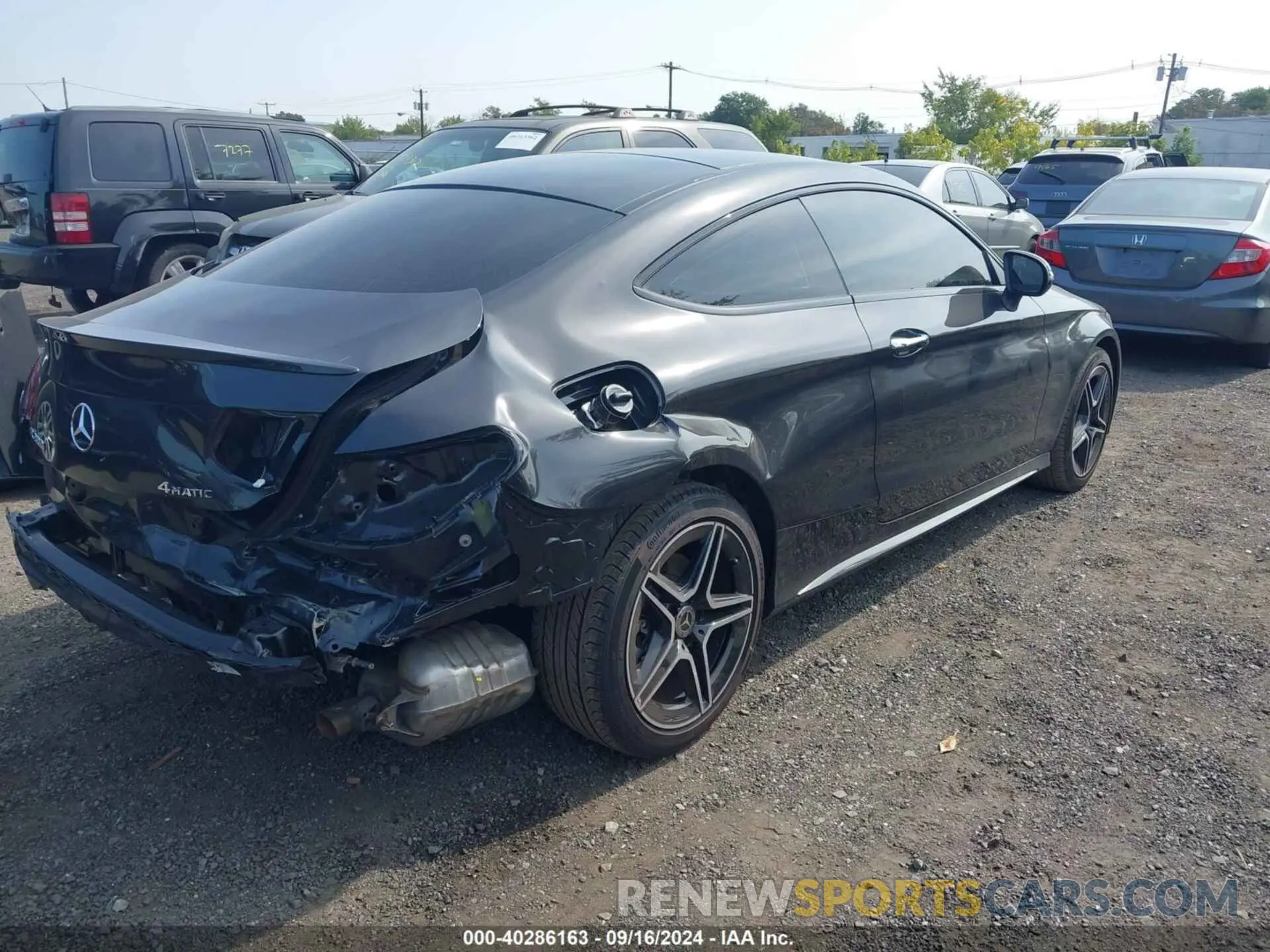 4 fotografías del automóvil dañado W1KWJ8EB8PG119938 MERCEDES-BENZ C 300 2023