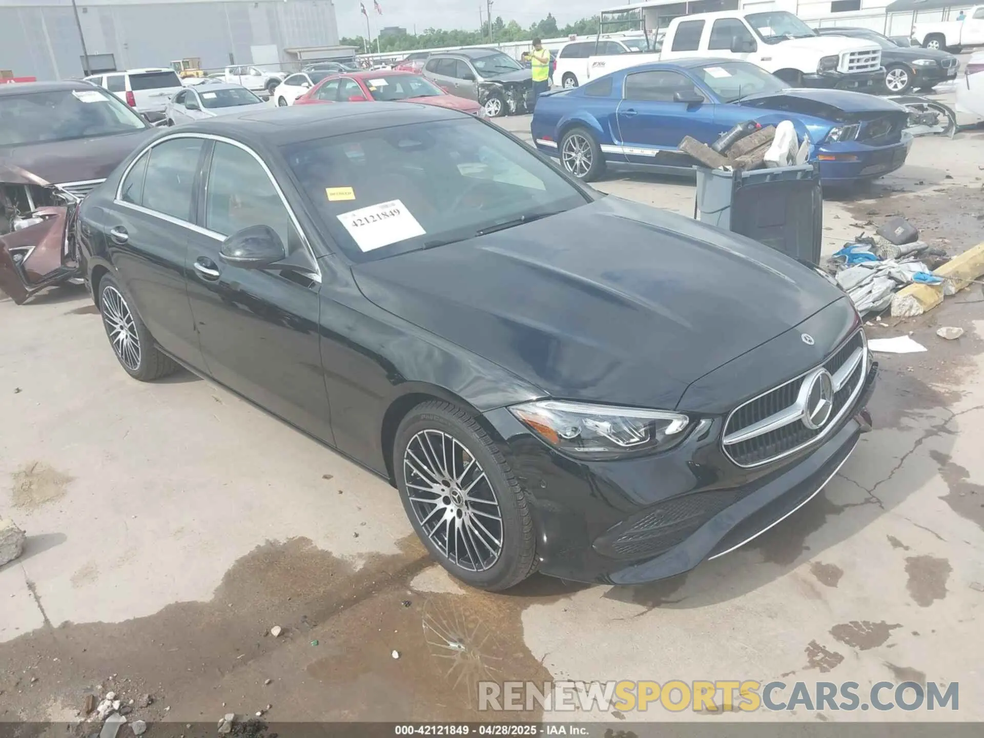 1 fotografías del automóvil dañado W1KAF4GB3RR235704 MERCEDES-BENZ C 300 2024
