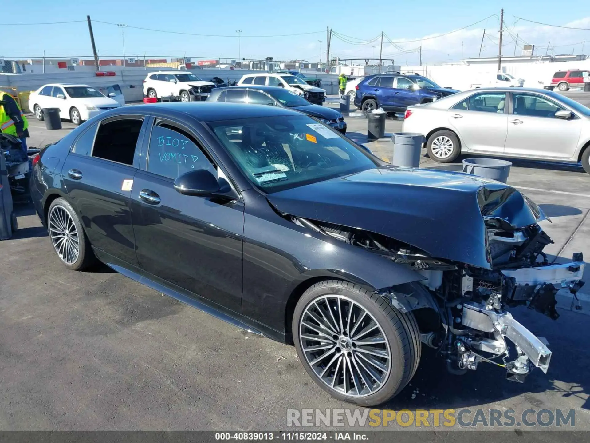 1 fotografías del automóvil dañado W1KAF4GB4RR215932 MERCEDES-BENZ C 300 2024