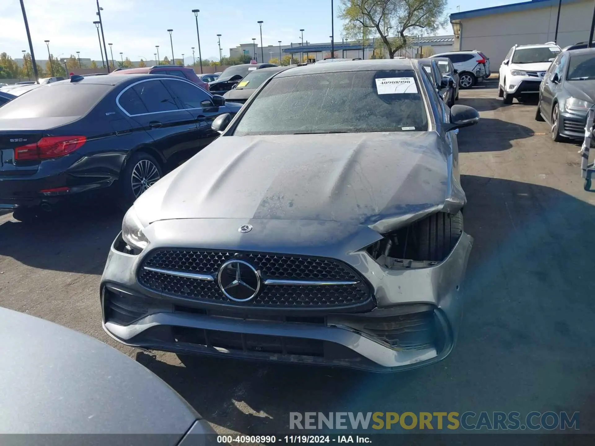 13 fotografías del automóvil dañado W1KAF4GB5RR166076 MERCEDES-BENZ C 300 2024