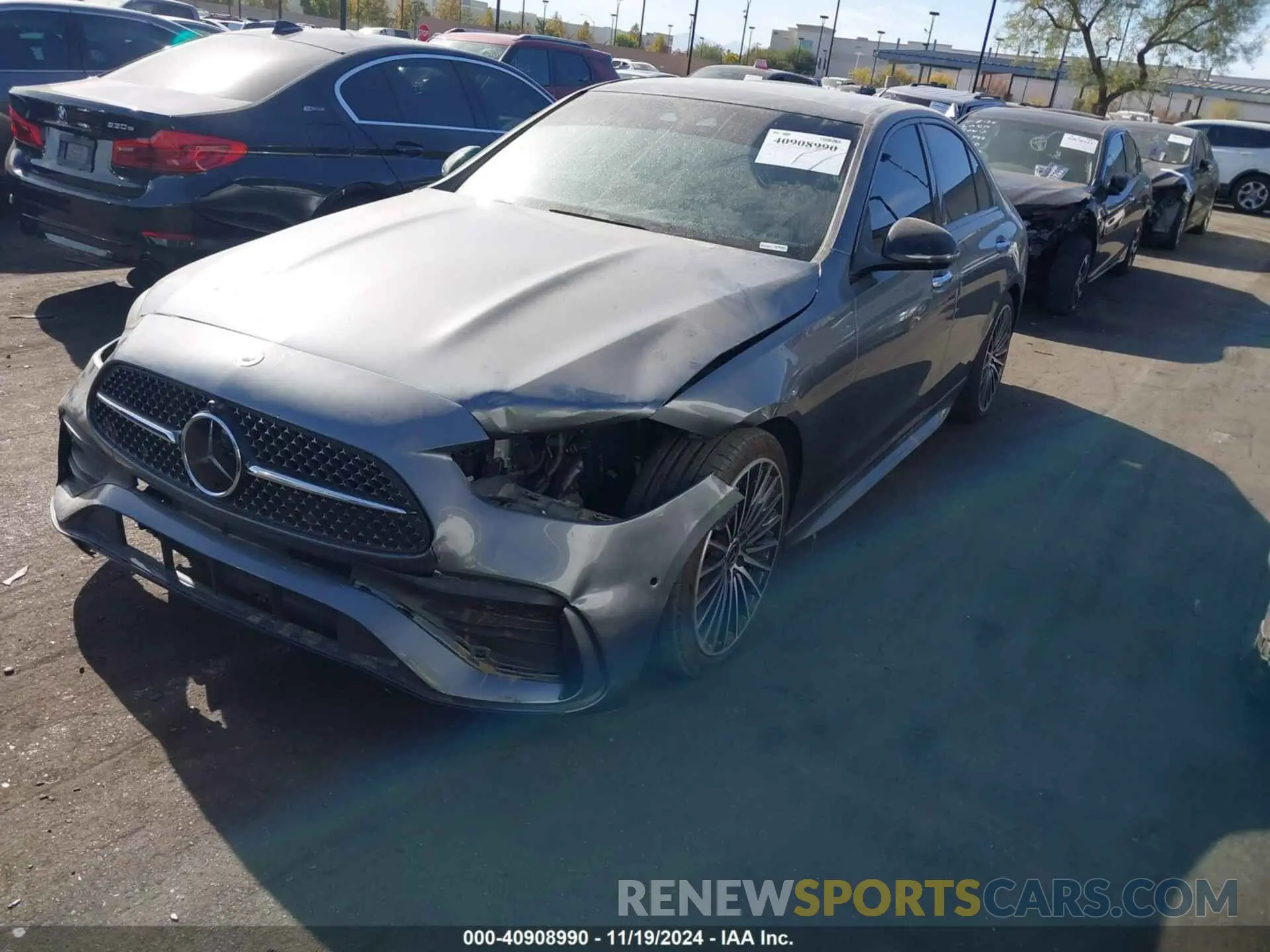 2 fotografías del automóvil dañado W1KAF4GB5RR166076 MERCEDES-BENZ C 300 2024