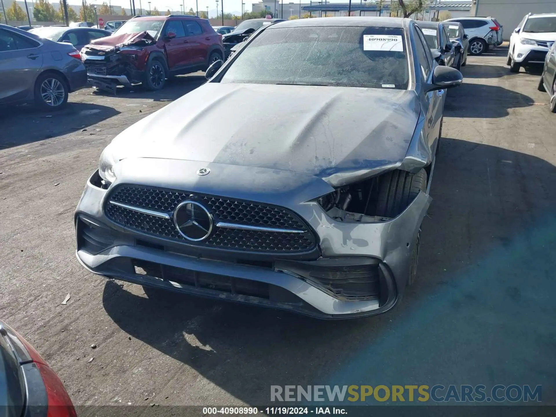 6 fotografías del automóvil dañado W1KAF4GB5RR166076 MERCEDES-BENZ C 300 2024
