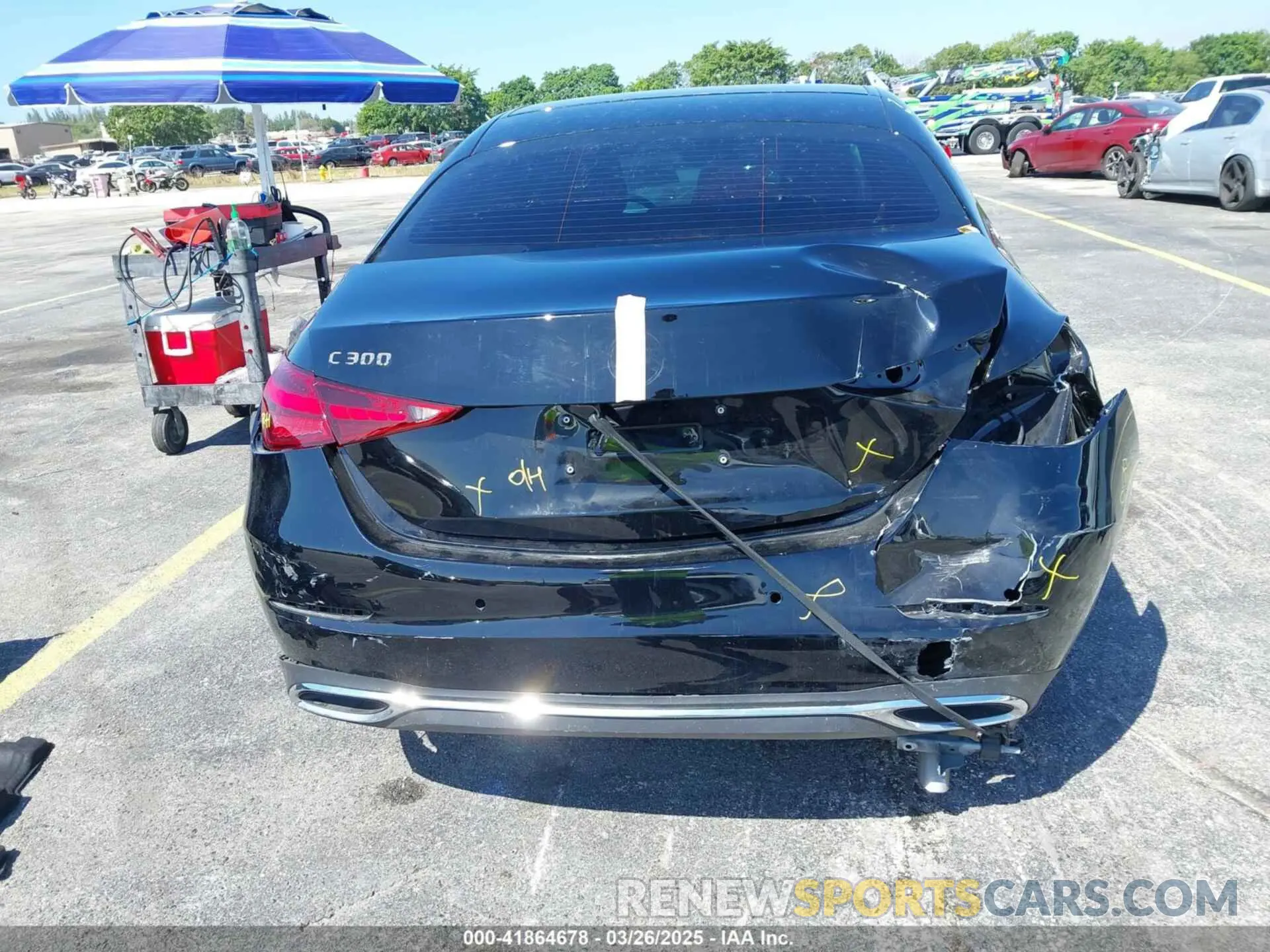 6 fotografías del automóvil dañado W1KAF4GB8RR219658 MERCEDES-BENZ C 300 2024