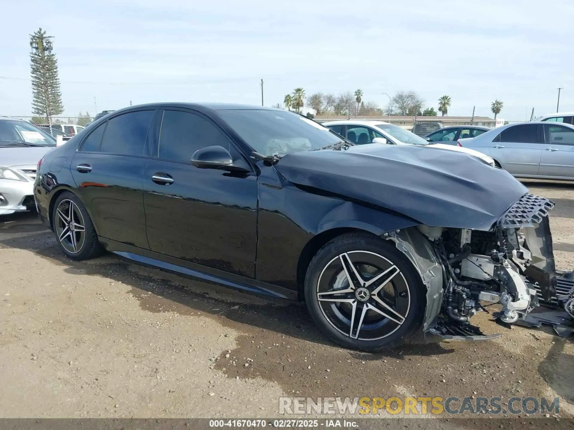 14 fotografías del automóvil dañado W1KAF4HB2RR190933 MERCEDES-BENZ C 300 2024