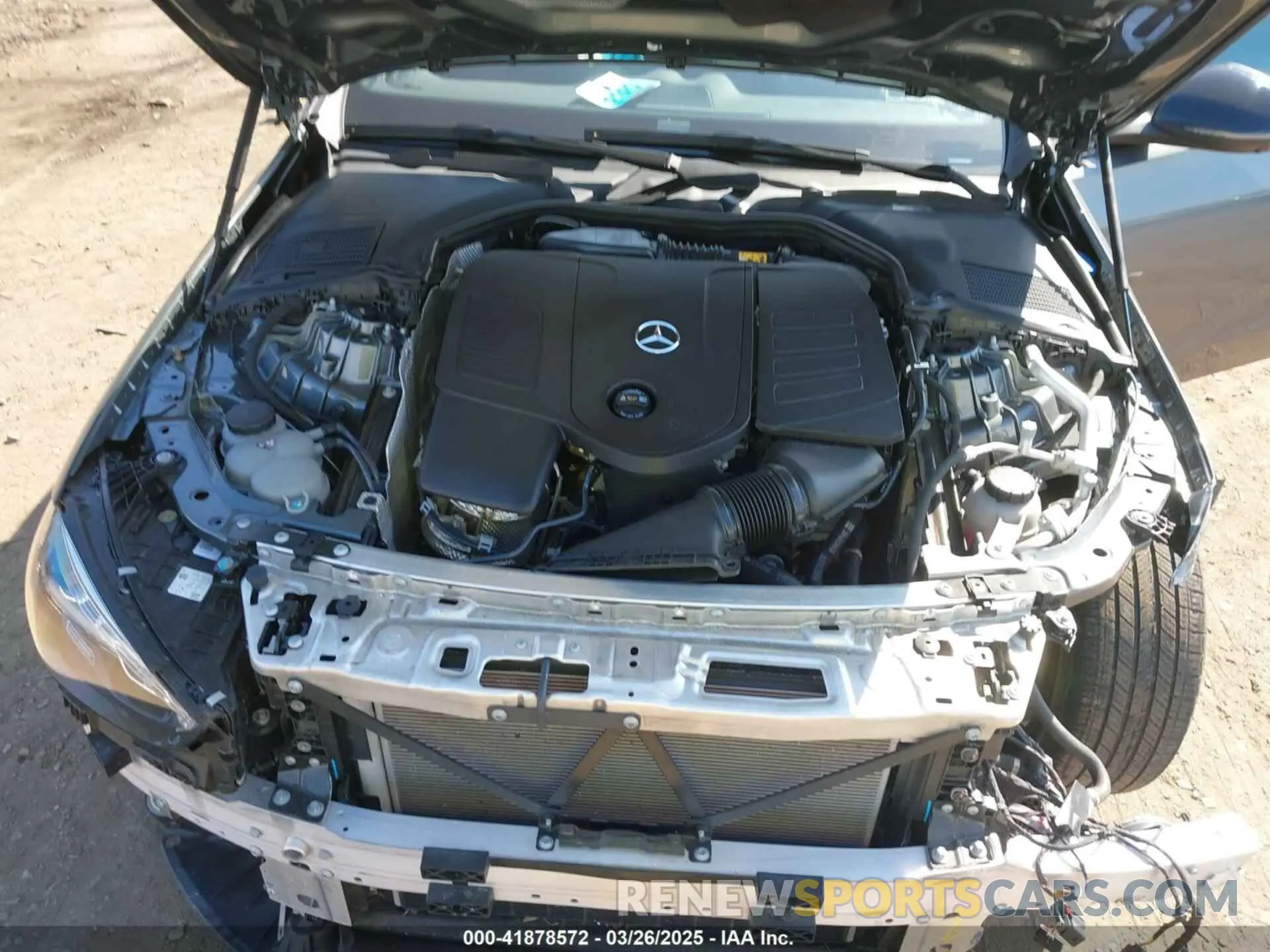 10 fotografías del automóvil dañado W1KAF4HB4RR160476 MERCEDES-BENZ C 300 2024