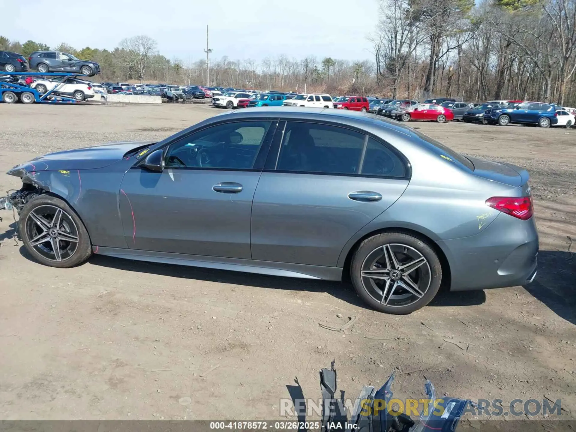 14 fotografías del automóvil dañado W1KAF4HB4RR160476 MERCEDES-BENZ C 300 2024