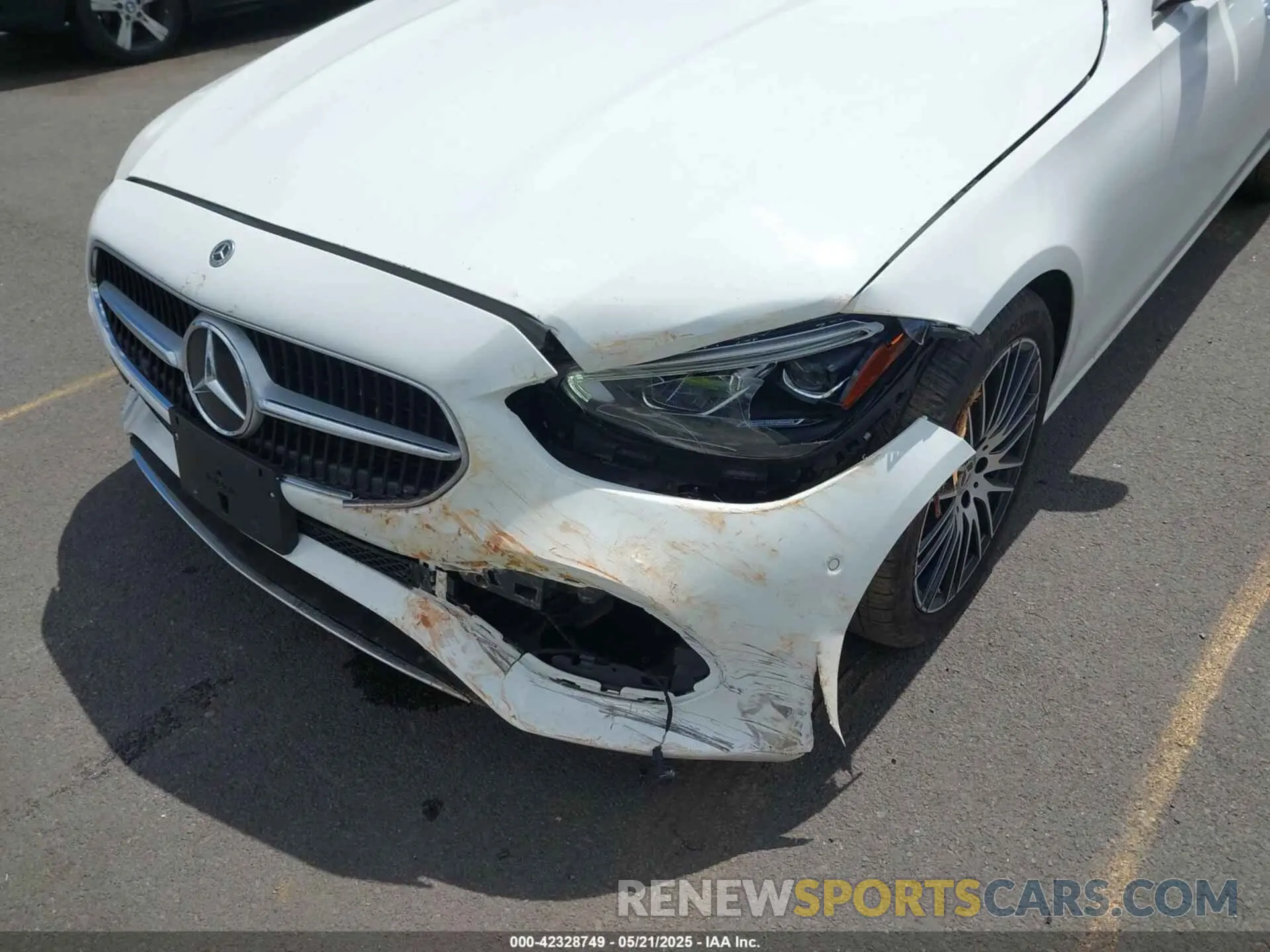 6 fotografías del automóvil dañado W1KAF4HB7RR197893 MERCEDES-BENZ C 300 2024