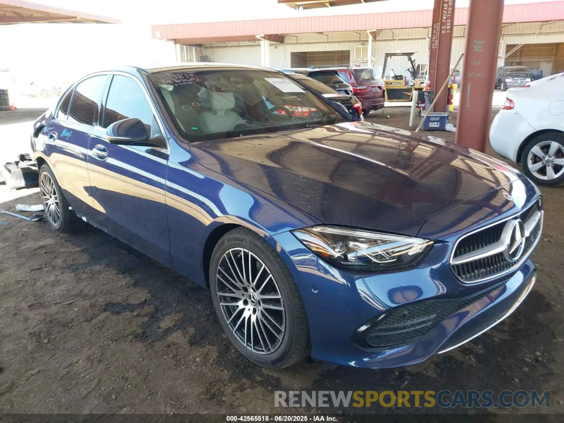 1 fotografías del automóvil dañado W1KAF4GB3SR257529 MERCEDES-BENZ C 300 2025