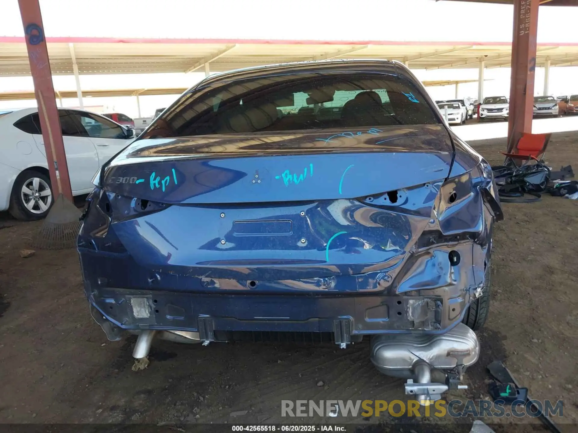 17 fotografías del automóvil dañado W1KAF4GB3SR257529 MERCEDES-BENZ C 300 2025