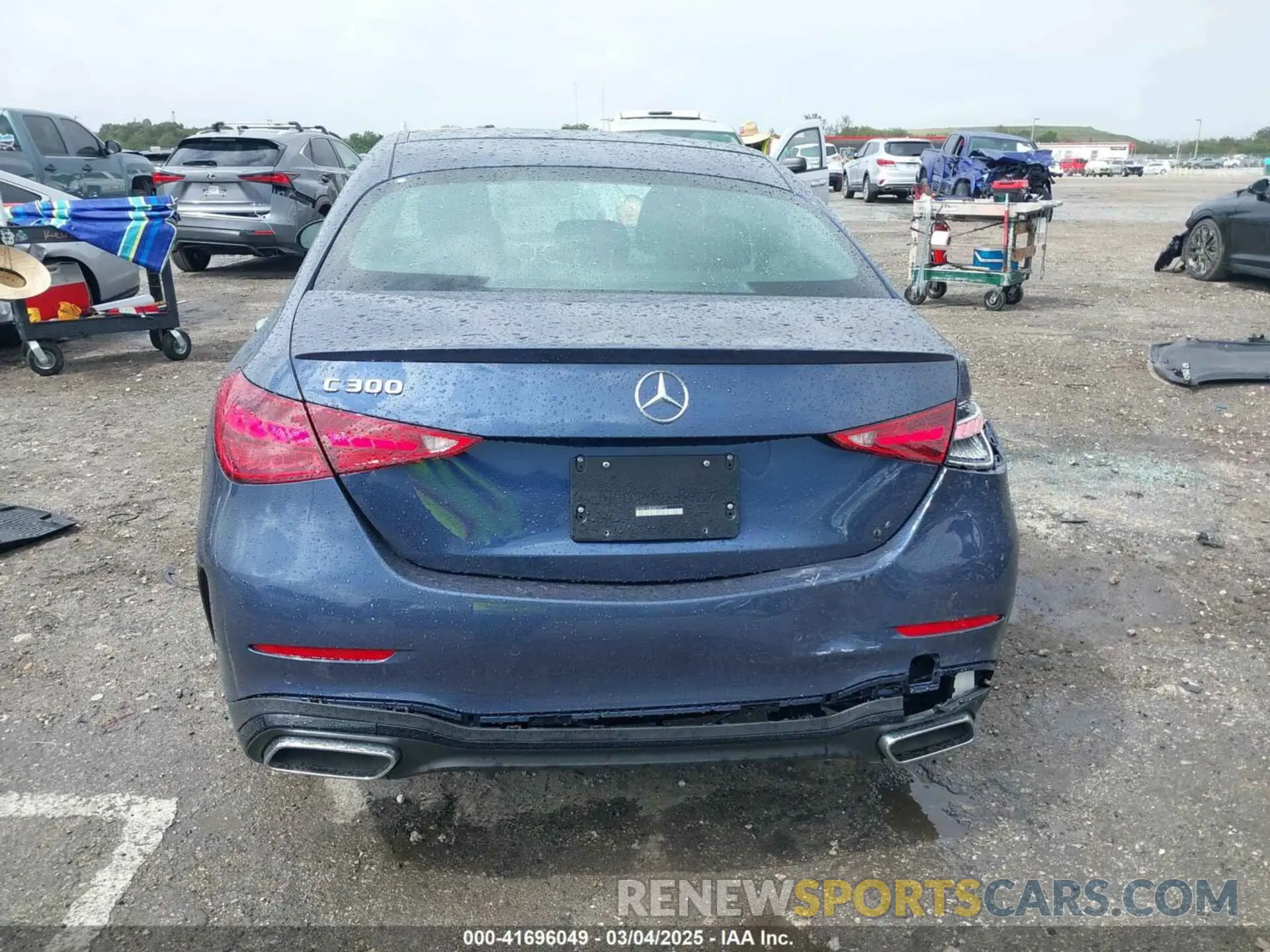 16 fotografías del automóvil dañado W1KAF4GB5SR239713 MERCEDES-BENZ C 300 2025