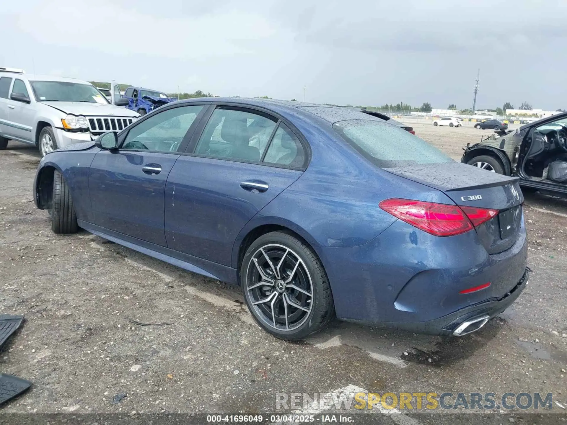 3 fotografías del automóvil dañado W1KAF4GB5SR239713 MERCEDES-BENZ C 300 2025