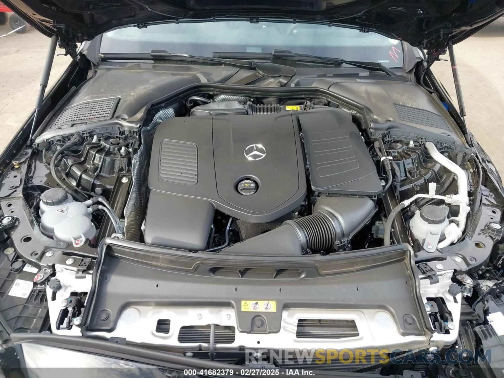 10 fotografías del automóvil dañado W1KAF4GBXSR238038 MERCEDES-BENZ C 300 2025