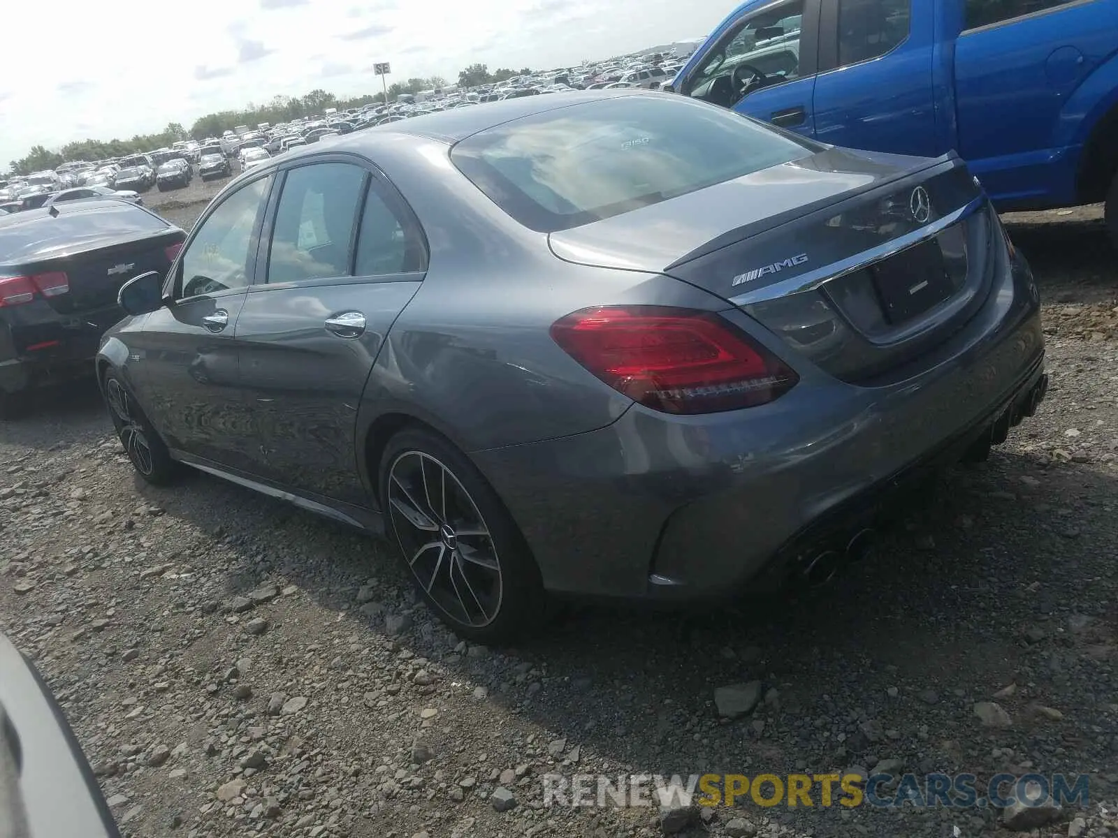 3 fotografías del automóvil dañado W1KWF6EB2LR585191 MERCEDES-BENZ C 43 AMG 2020