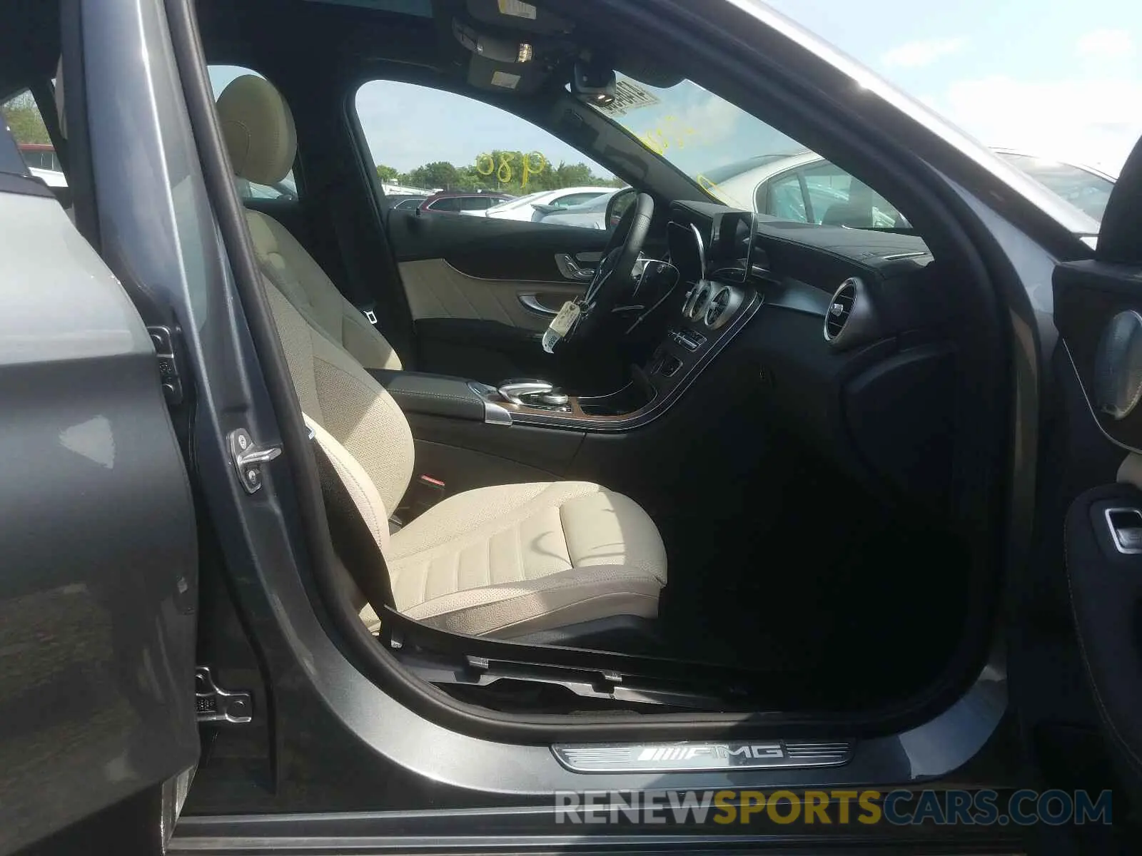 5 fotografías del automóvil dañado W1KWF6EB2LR585191 MERCEDES-BENZ C 43 AMG 2020