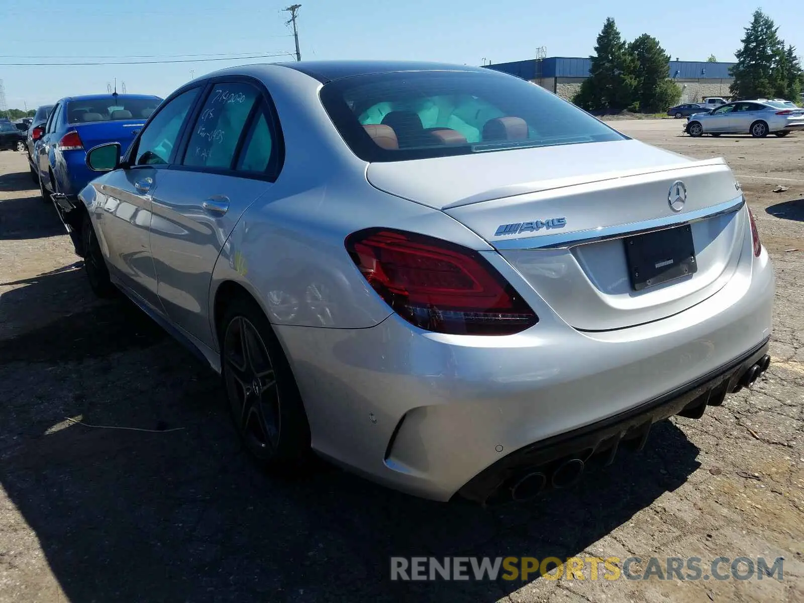 3 fotografías del automóvil dañado W1KWF6EB3LR570425 MERCEDES-BENZ C 43 AMG 2020