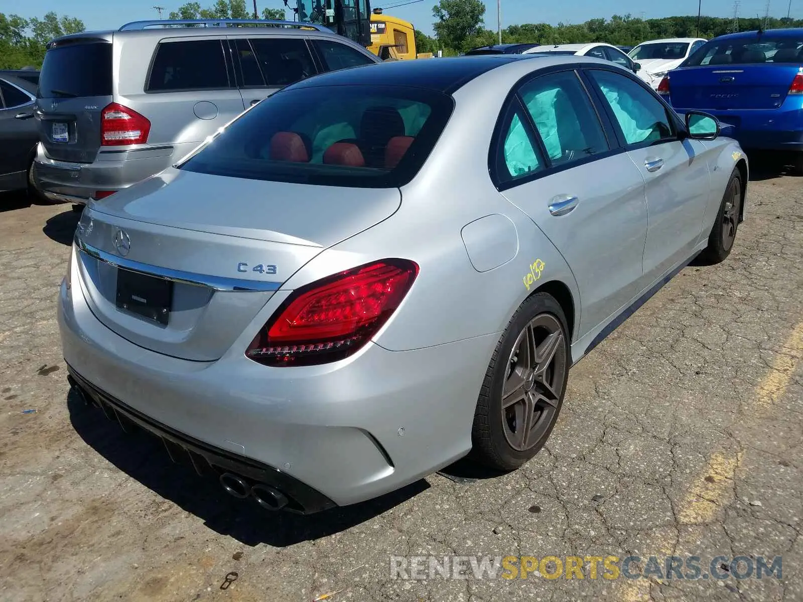 4 fotografías del automóvil dañado W1KWF6EB3LR570425 MERCEDES-BENZ C 43 AMG 2020