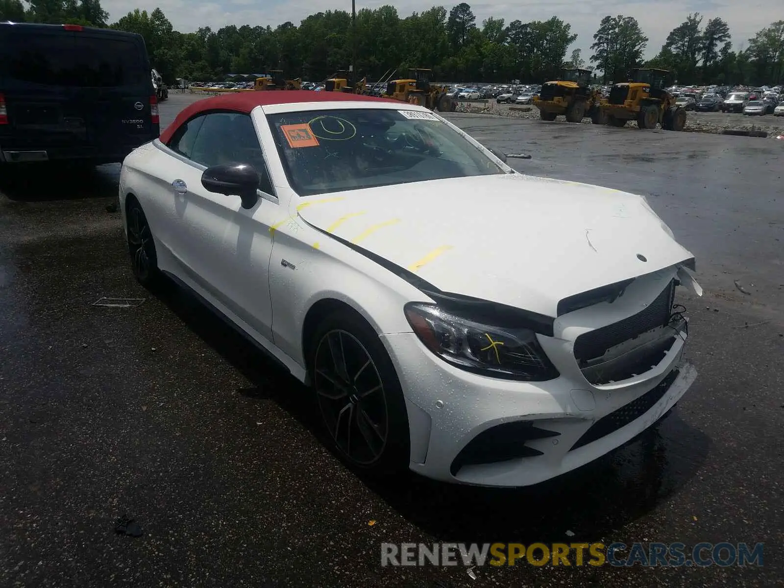 1 fotografías del automóvil dañado WDDWK6EB8LF959610 MERCEDES-BENZ C 43 AMG 2020