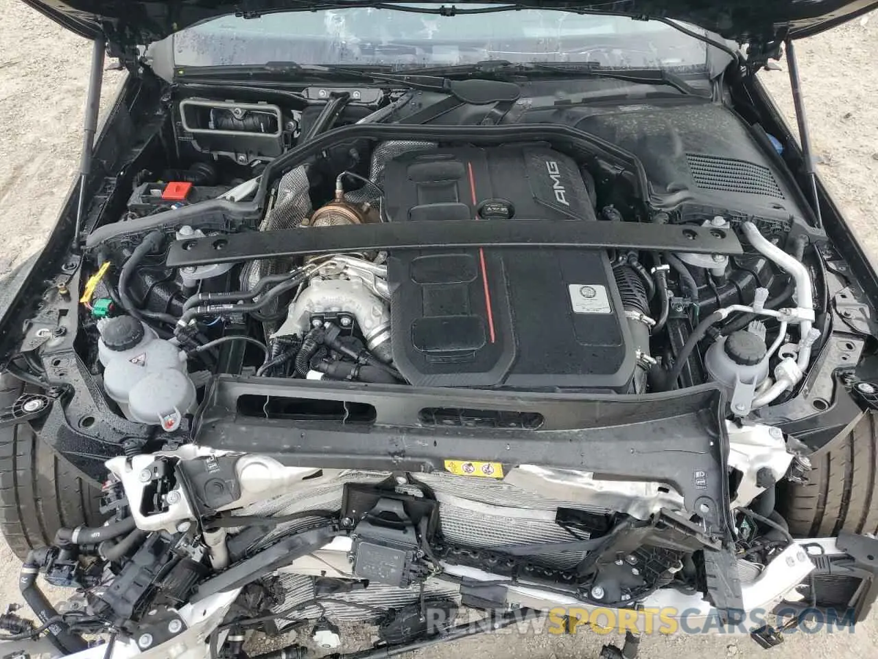 11 fotografías del automóvil dañado W1KAF8AB0RR217225 MERCEDES-BENZ C 63 AMG S 2024
