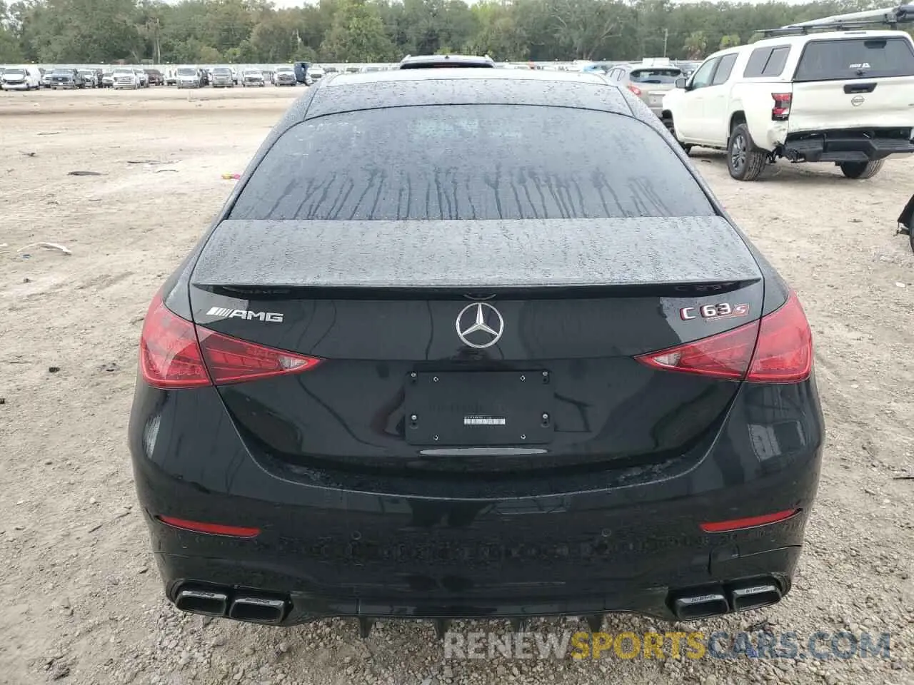 6 fotografías del automóvil dañado W1KAF8AB0RR217225 MERCEDES-BENZ C 63 AMG S 2024