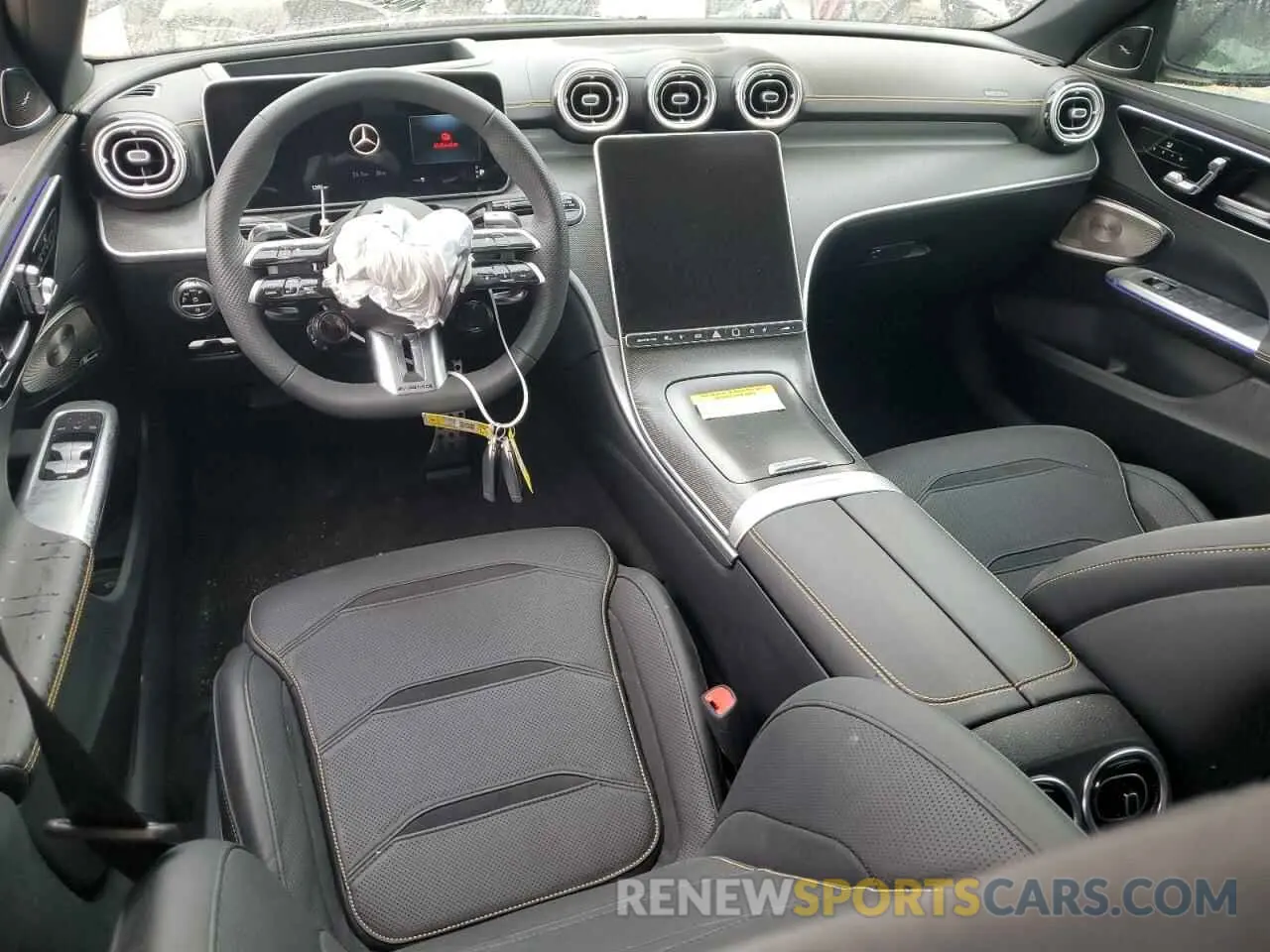 8 fotografías del automóvil dañado W1KAF8AB0RR217225 MERCEDES-BENZ C 63 AMG S 2024