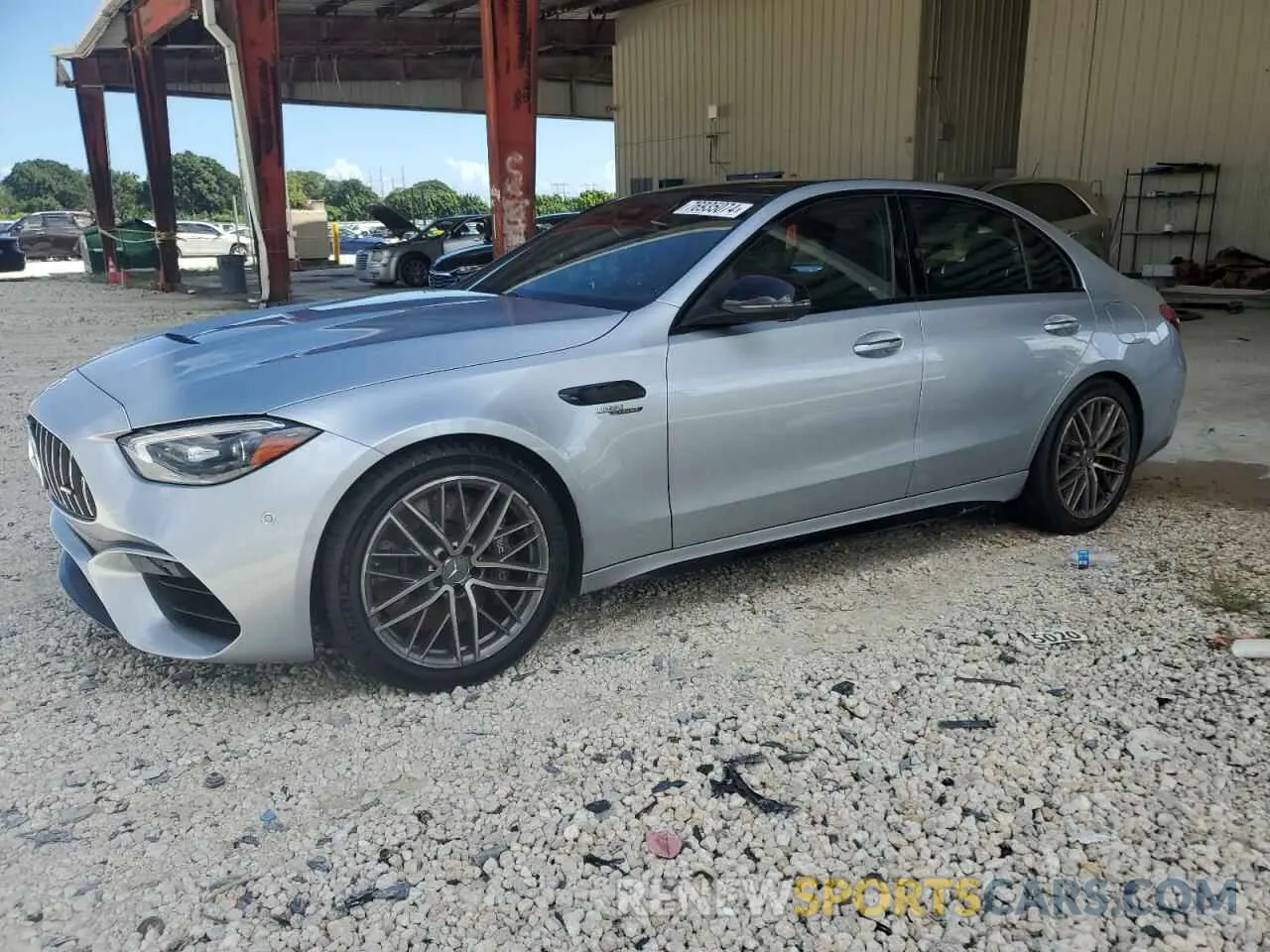 1 fotografías del automóvil dañado W1KAF8ABXRR188932 MERCEDES-BENZ C 63 AMG S 2024