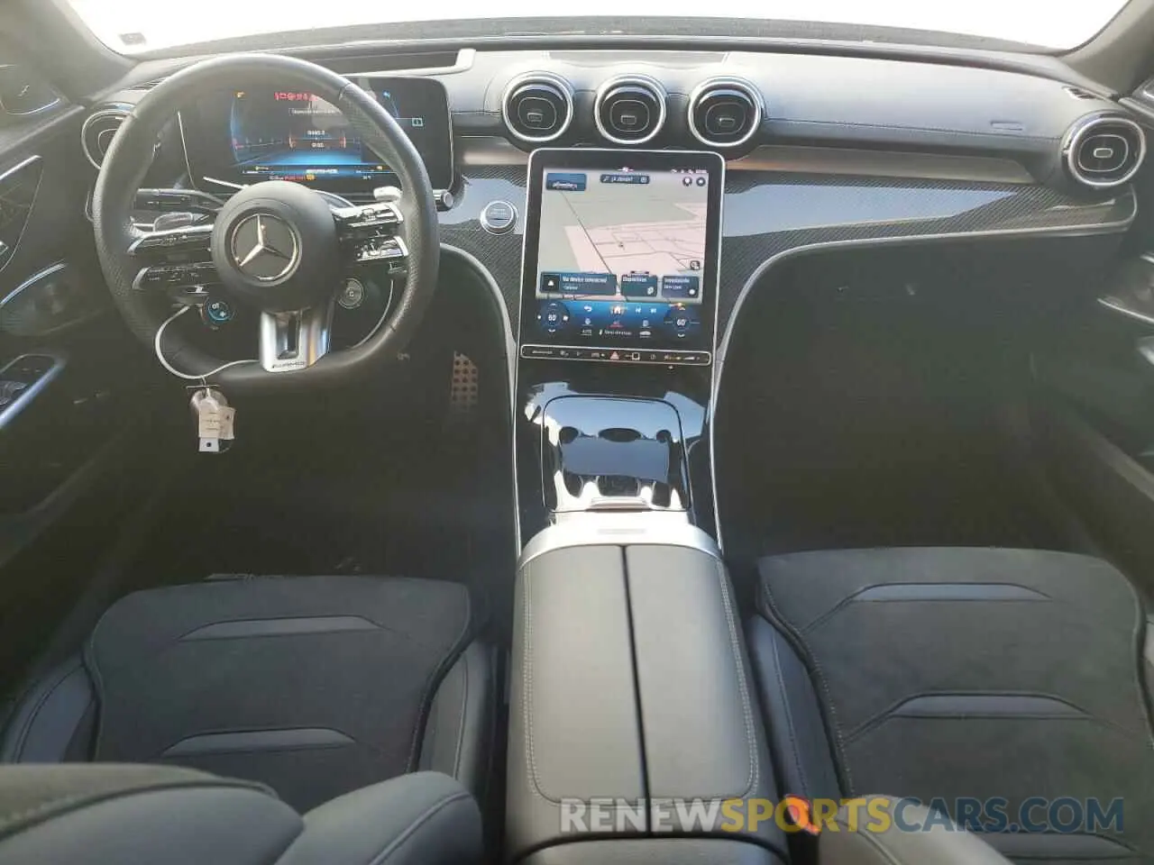 8 fotografías del automóvil dañado W1KAF8ABXRR188932 MERCEDES-BENZ C 63 AMG S 2024