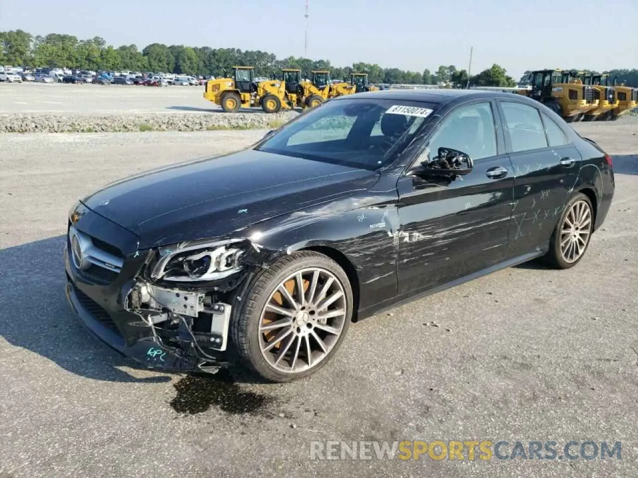 1 fotografías del automóvil dañado 55SWF6EB0KU284304 MERCEDES-BENZ C-CLASS 2019