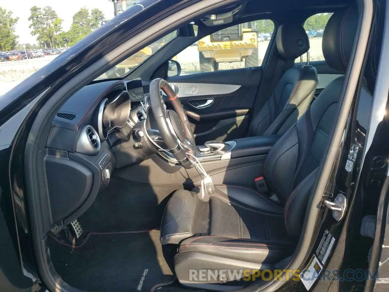 7 fotografías del automóvil dañado 55SWF6EB0KU284304 MERCEDES-BENZ C-CLASS 2019