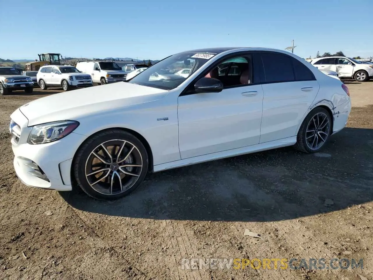 1 fotografías del automóvil dañado 55SWF6EB0KU293889 MERCEDES-BENZ C-CLASS 2019