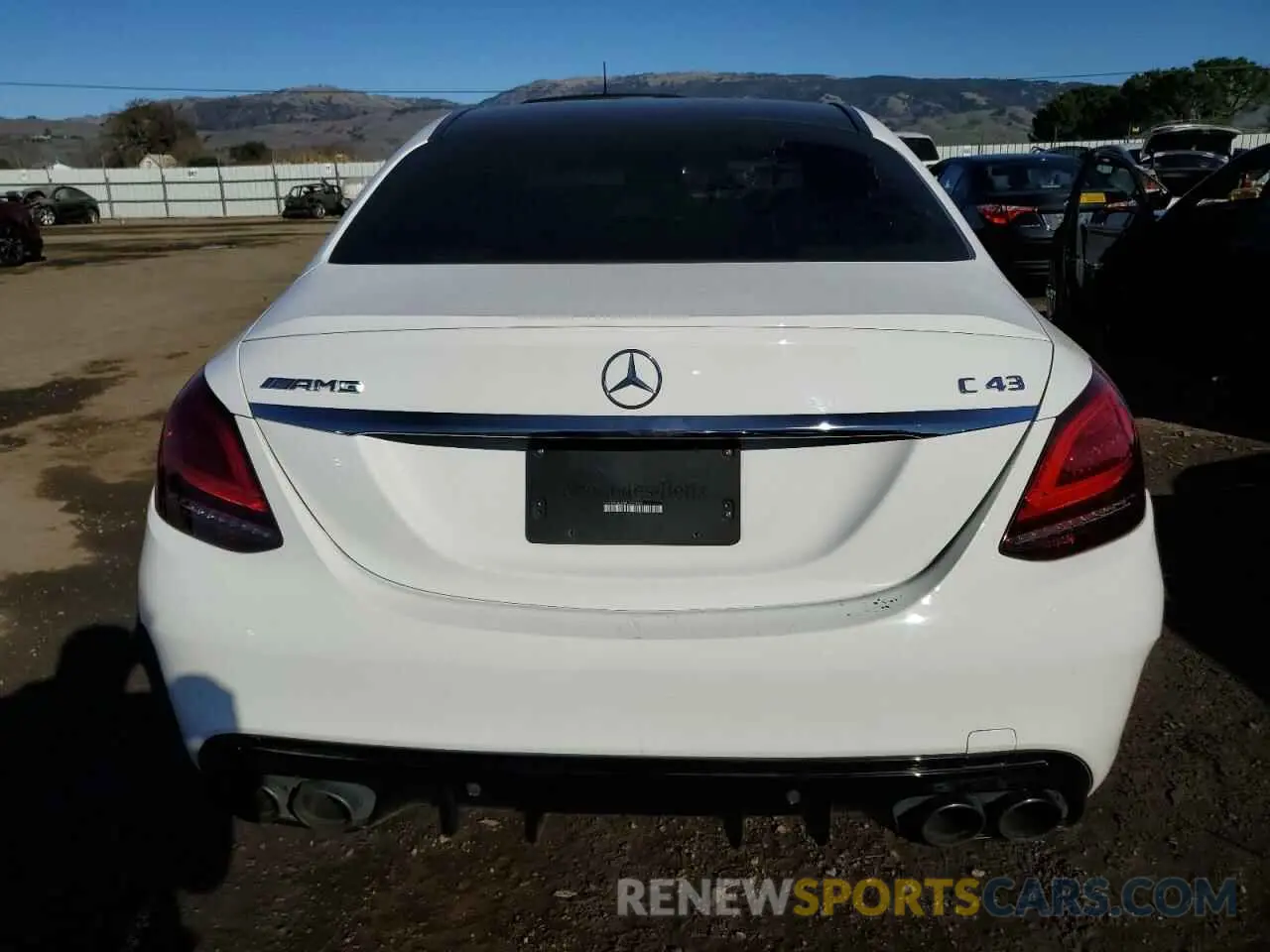 6 fotografías del automóvil dañado 55SWF6EB0KU293889 MERCEDES-BENZ C-CLASS 2019