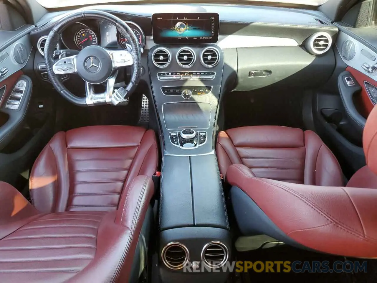 8 fotografías del automóvil dañado 55SWF6EB0KU293889 MERCEDES-BENZ C-CLASS 2019