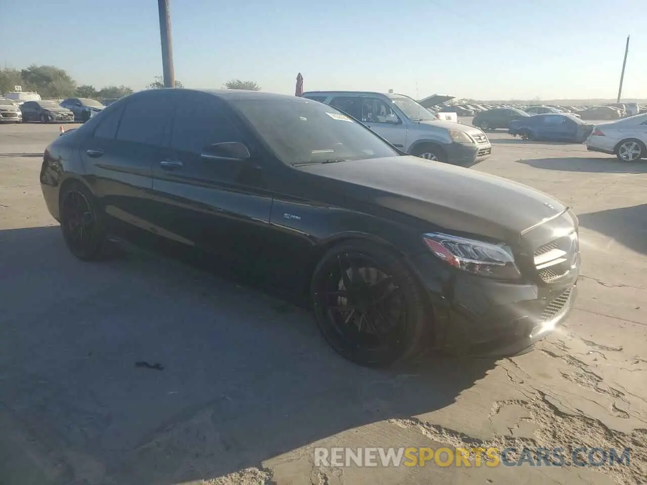 4 fotografías del automóvil dañado 55SWF6EB6KU290463 MERCEDES-BENZ C-CLASS 2019
