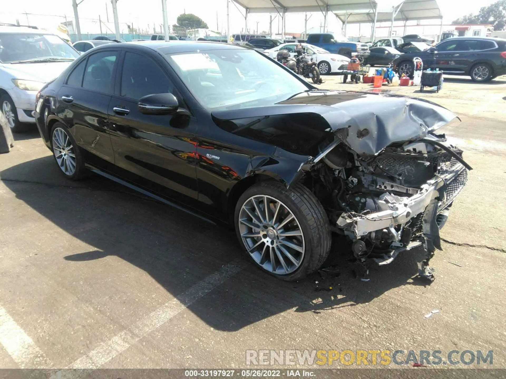 1 fotografías del automóvil dañado 55SWF6EB6KU294870 MERCEDES-BENZ C-CLASS 2019