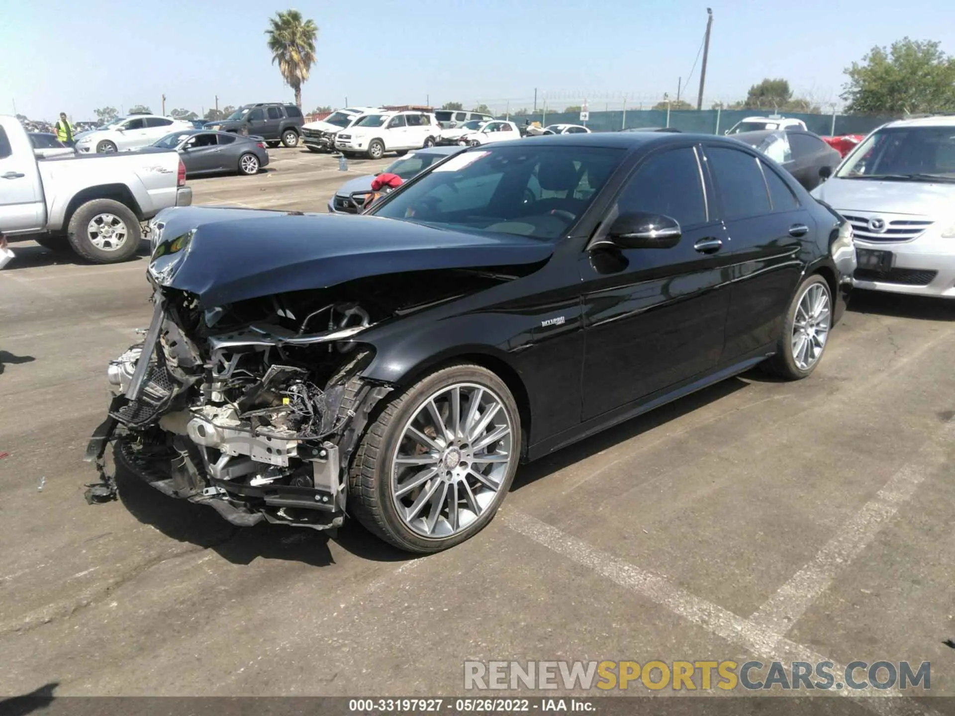 2 fotografías del automóvil dañado 55SWF6EB6KU294870 MERCEDES-BENZ C-CLASS 2019