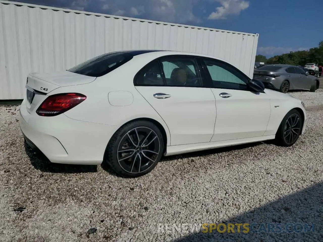 3 fotografías del automóvil dañado 55SWF6EB8KU307442 MERCEDES-BENZ C-CLASS 2019