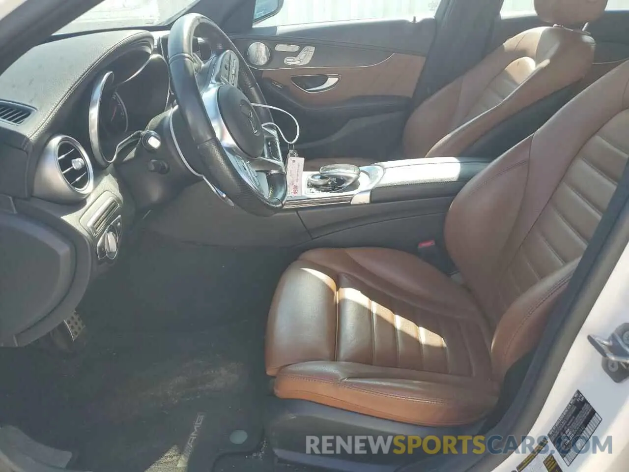 7 fotografías del automóvil dañado 55SWF6EB8KU307442 MERCEDES-BENZ C-CLASS 2019