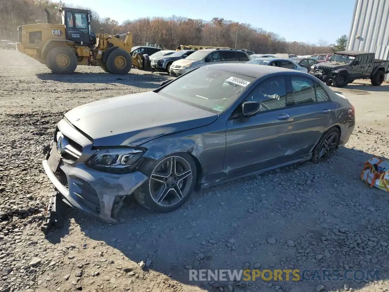 1 fotografías del automóvil dañado 55SWF6EB9KU287413 MERCEDES-BENZ C-CLASS 2019